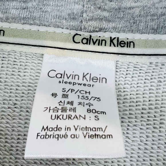 CALVIN KLEIN Modern Cotton zip-up cotton-jersey hoody top - Picture 9 of 10